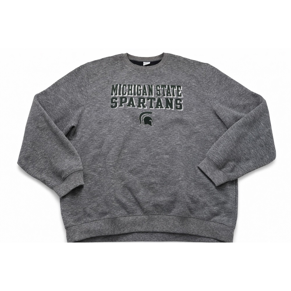 Jansport Michigan State Sweatshirt Women XXL Green White College Sports Spartans